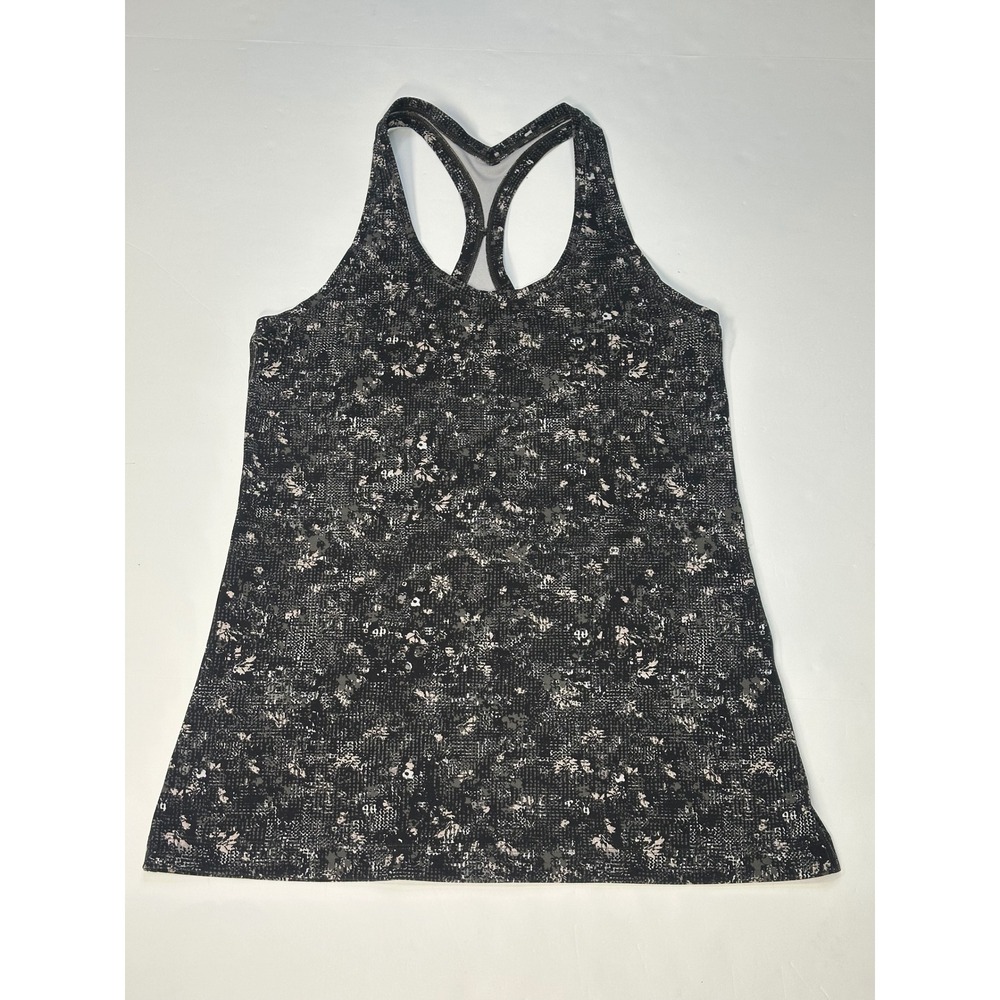 Lululemon Cool Racerback Tank Top Nulu Blossom Overlay Starlight Multi Size 8